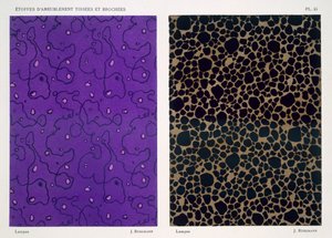 Lampas, Leon Moussinacin "Woven and Brocaded Upholstery Fabrics", julkaistu 1925